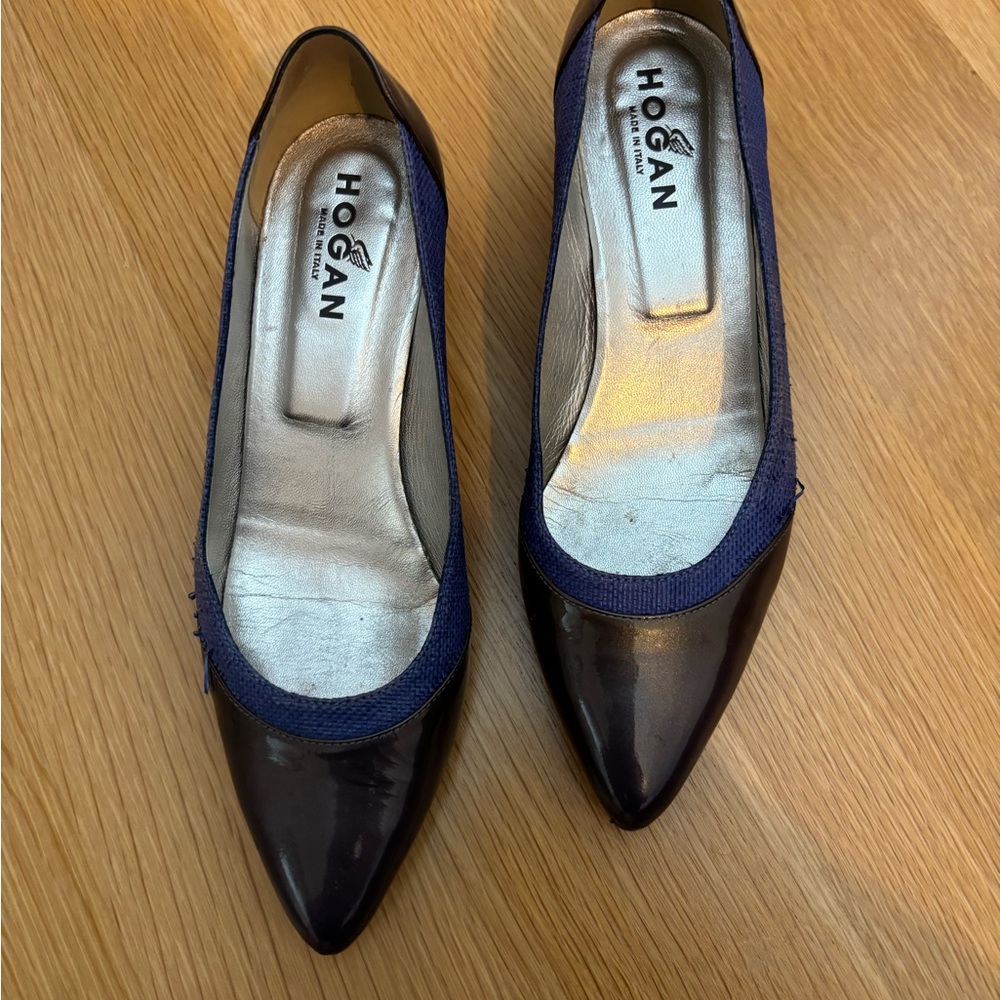 Hogan Wedge Heel Pump (Size 38.5 IT / 8.5 US) - Italian Tod’s Group